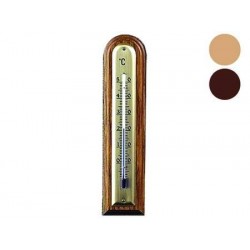 TERMOMETRO LEGNO NOCE ARROTONDATO