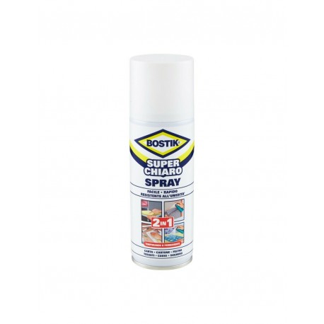 BOSTIK SUPER CHIARO SPRAY COLLA A CONTATTO 0394K