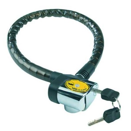 LUCCHETTO YALE ALLARMATO CON SERRATURA A CHIAVE PER MOTO YCL1/20 199148