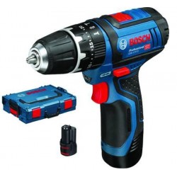 TRAPANO AVVITATORE BOSCH PERCUSS. 2 BATT. LITIO 12V MAND. MM.10 (GSB 12V-15) 312295