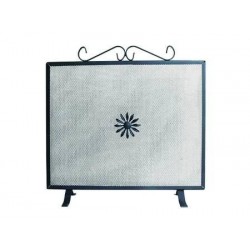 PARASCINTILLE QUADRATO PER CAMINO CON DECORO 30366