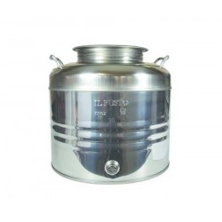 FUSTO INOX PER OLIO GRAFFATO LT.20 361286