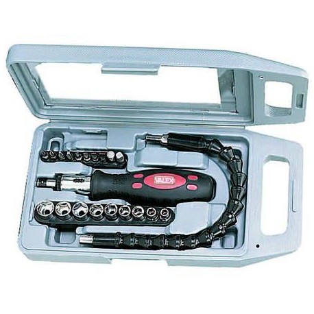 GIRAVITE PORTAINSERTI E BUSSOLE DA 1/4" IN SERIE 22 PEZZI 67942