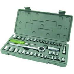 CHIAVI A BUSSOLA DA 3/8" E 1/4" IN SERIE 40 PEZZI 162951