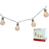 CATENARIA 10 LED TRASPARENTE A BATTERIA C/TIMER 407939