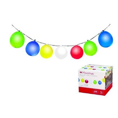 CATENARIA 10 LED A BATTERIA MULTICOLORE 407922