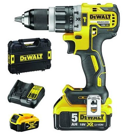 TRAPANO DEWALT AVVITATORE A PERCUSS. 2 BATT. LITIO 18V 5AH (DCD796P2-QW) 407694