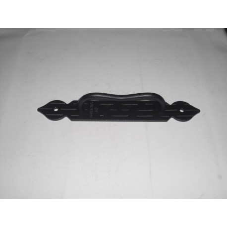 maniglione per porta ferro battuto nero 20cm. 1165781