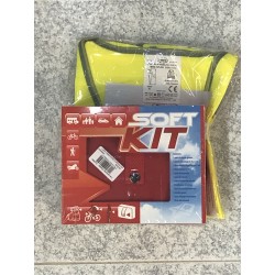 KIT AUTO - PRONTO SOCCORSO CON GILET ALTA VISIBILITA'