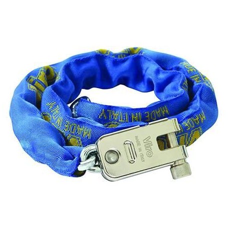 LUCCHETTO VIRO IN OTTONE CON CATENA IN ACCIAIO SPECIALE