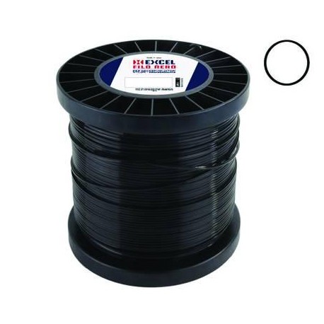 FILO PER DECESPUGLIATORE IN NYLON TONDO PRO NERO