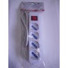 multipresa ciabatta elettronica 4 posti schuko/bivalenti c/int. 