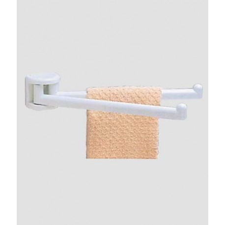 PORTASCIUGAMANO A SNODO 2 POSTI SERIE LINEA 8935150