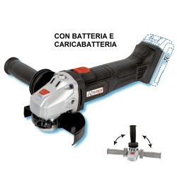 SMERIGLIATRICE A BATTERIA RIBITECH BAT20 CON BATTERIA E CARICABATTERIA 6517054