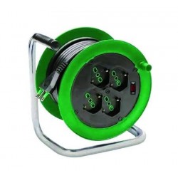 AVVOLGICAVO CIVILE ELETTRICO ZEUS 4 PRESE MT.15 31226