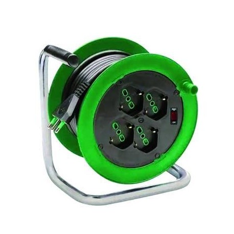 AVVOLGICAVO CIVILE ELETTRICO ZEUS 4 PRESE MT.15 31226