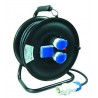 AVVOLGICAVO ELETTRICO DA CANTIERE UNIVERSALE 3 PRESE MT.30 94214