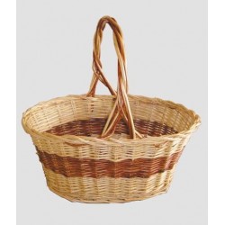 CESTO VIMINI OVALE cm.40x30x17/37h 9030201