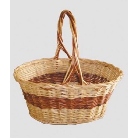 CESTO VIMINI OVALE cm.40x30x17/37h 9030201