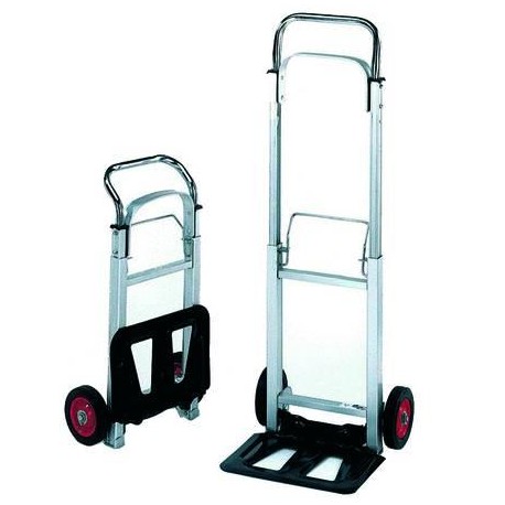 CARRELLO PORTACASSE TELESCOPICO IN ALLUMINIO PORTATA KG.90 120609