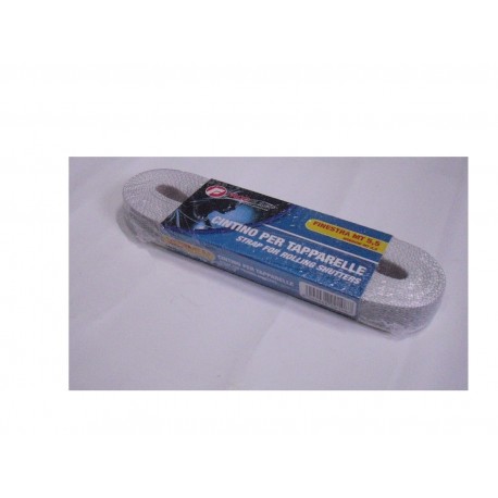 cintino cinta in cotone tapparella avvolgibile 5,5mt. grigio/beige 1215100 