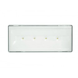 LAMPADA EMERGENZA DA PARETE E DA INCASSO STILE + BEGHELLI 420808