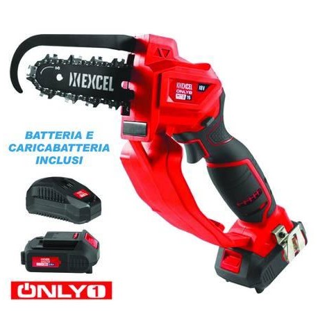 ELETTROSEGA LIGHT A BATTERIA LITIO 18V BARRA CM.15 ONLY1 EXCEL 416467