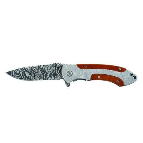 COLTELLO PIEGHEVOLE LAMA IN ACCIAIO INCISA 426688