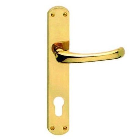 MANIGLIA RIO CON PLACCA IN OTTONE 145251