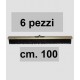 SCOPA INDUSTRIALE PIUMA 6 pezzi cm.100 SENZA MANICO 8617002