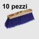 SCOPA INDUSTRIALE SENZA MANICO EXTRA BLU  10pezzi 8591209