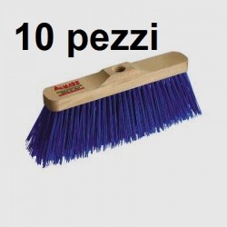 SCOPA INDUSTRIALE SENZA MANICO EXTRA BLU  10pezzi 8591209