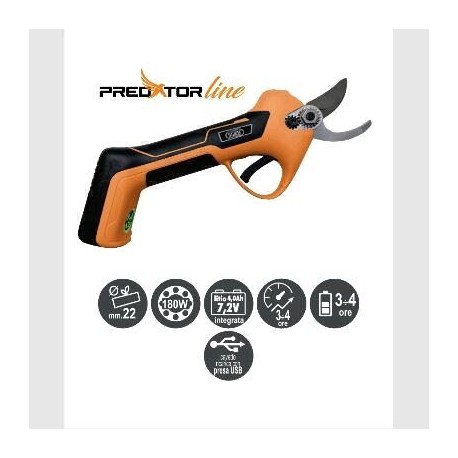 FORBICE POTATURA BATTERIA PREDATOR-PV220 VOLPI 1894582