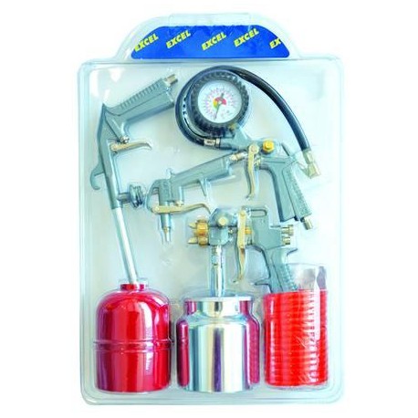KIT ARIA COMPRESSA 5 PEZZI CON ATTACCHI A BAIONETTA 120036