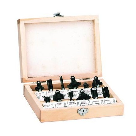 FRESE IN SERIE 12 PEZZI PER FRESATRICE VERTICALE CON CODOLO MM.8 359559