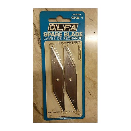 LAMA RICAMBIO 2PZ. PER CUTTER CK-1 OLFA CKB1