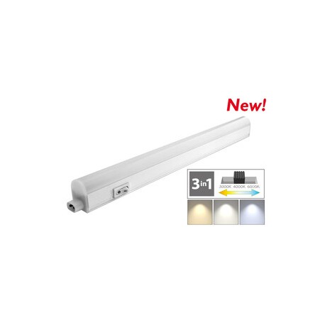 REGLETTE LED 30 CM 5W 850LM 3000-4000-6000k 504186