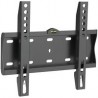 SUPPORTO TV QUADRO 1 DA PARETE IN METALLO FISSO SCHERMO LCD/OLED 15...40POLLICI 30KG COLORE NERO