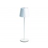 LAMPADA DA TAVOLO A LED RICARICABILE BIANCA mm.105x360h. 458818