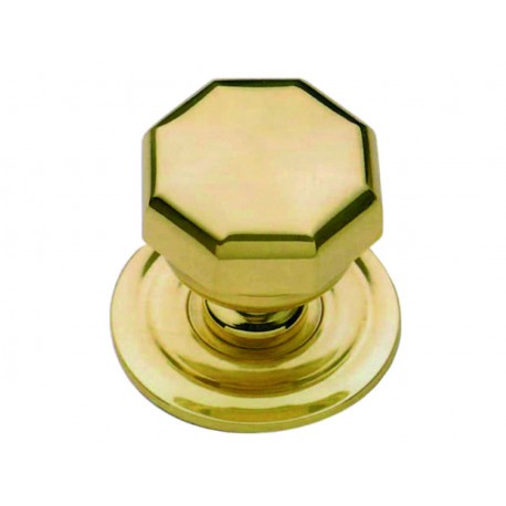 POMOLO PRESTIGE OTTAGONALE PER PORTONCINO IN OTTONE LUCIDO 74216