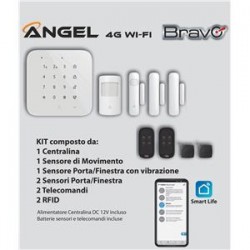ALLARME WIRELESS ANGEL KIT 4G WIFI BRAVO 9136010