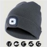 CAPPELLINO GRIGIO SCURO CON LED FRONTALE 5392716
