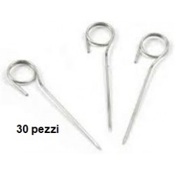 SEGNAPREZZO INOX A SPILLO pezzi 30 S/166