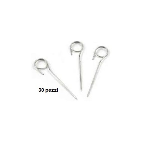 SEGNAPREZZO INOX A SPILLO pezzi 30 S/166