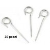 SEGNAPREZZO INOX A SPILLO pezzi 30 S/166