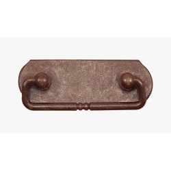 maniglia per mobile ferro arrugginito 66mm. 107x35mm. FM303.R