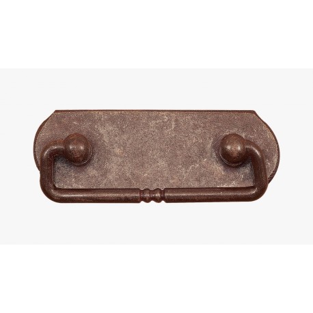 maniglia per mobile ferro arrugginito 66mm. 107x35mm. FM303.R