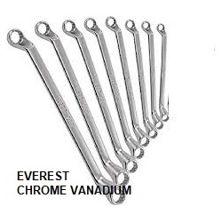 SERIE CHIAVI POLIGONALI 6-22 PEZZI 8 EVEREST CHROME VANADIUM 90587
