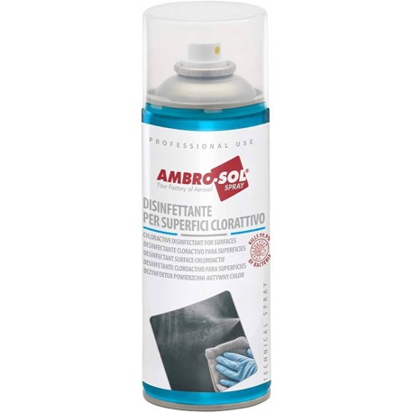 DISINFETTANTE SPRAY PER SUPERFICI CLORATTIVO  400ML. 9396610