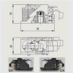 BOBINE CISA 07118 TENSIONE 12V PER SERRATURA ELETTRICA